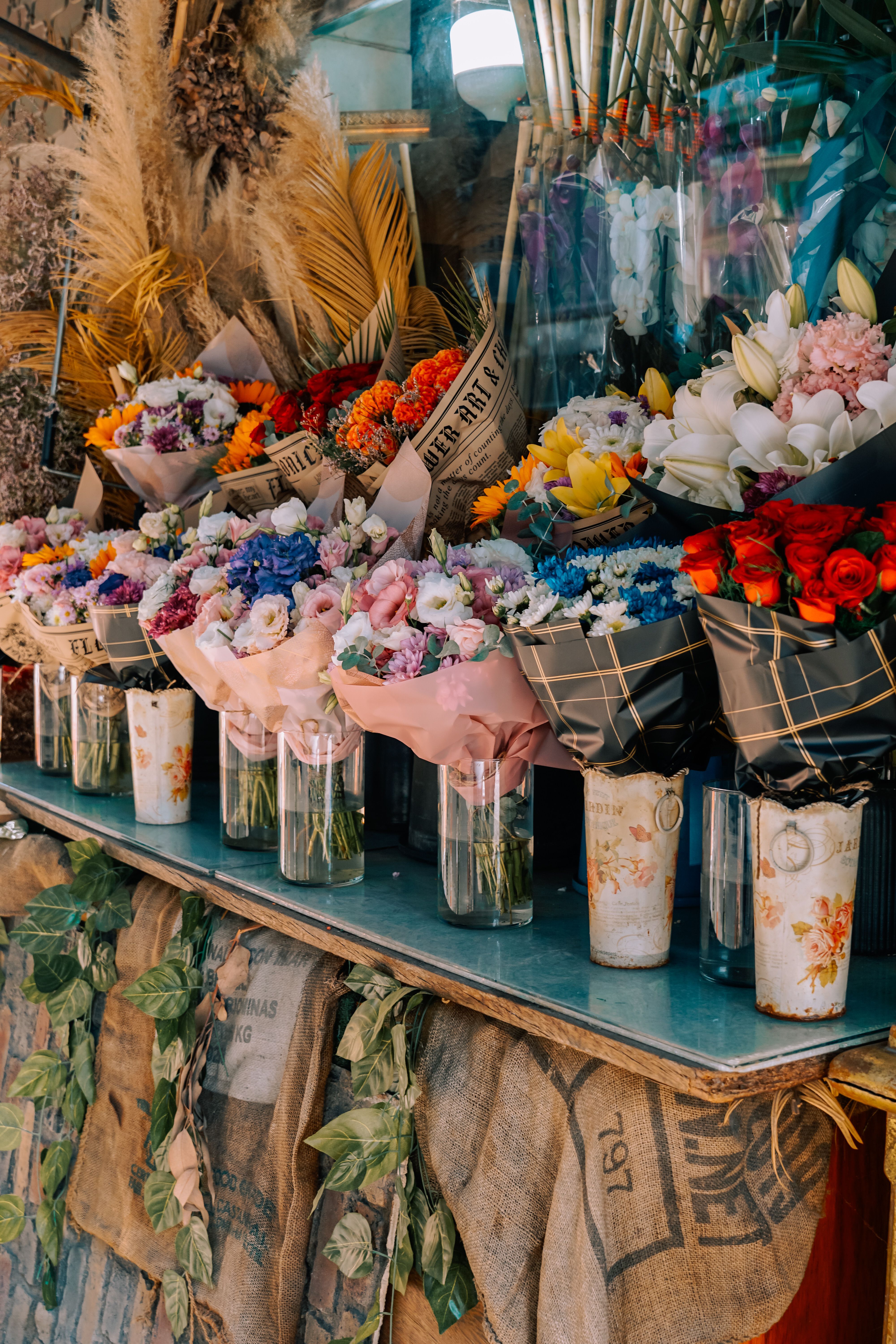 Wedding floral arrangement